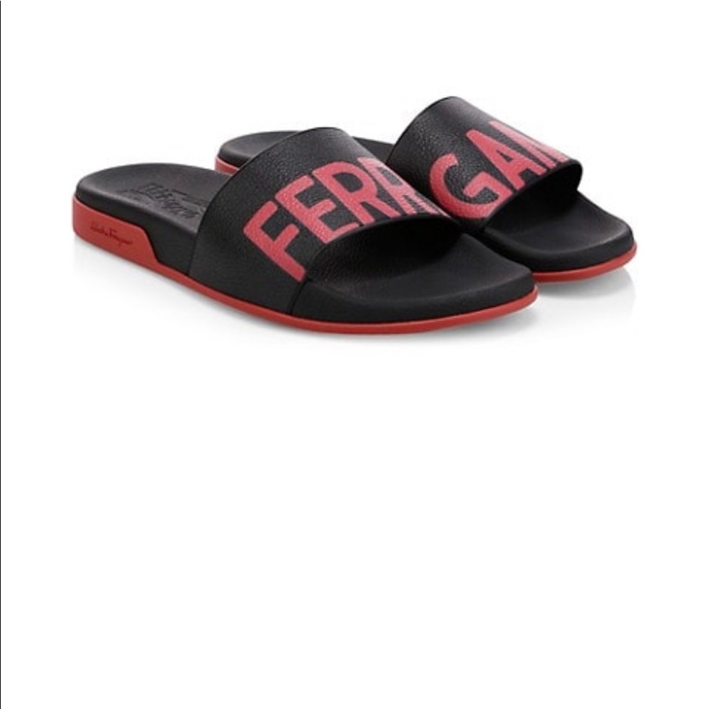 Salvatore Ferragamo Amos slide sandals
